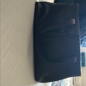 Black Leather Tote Bag
